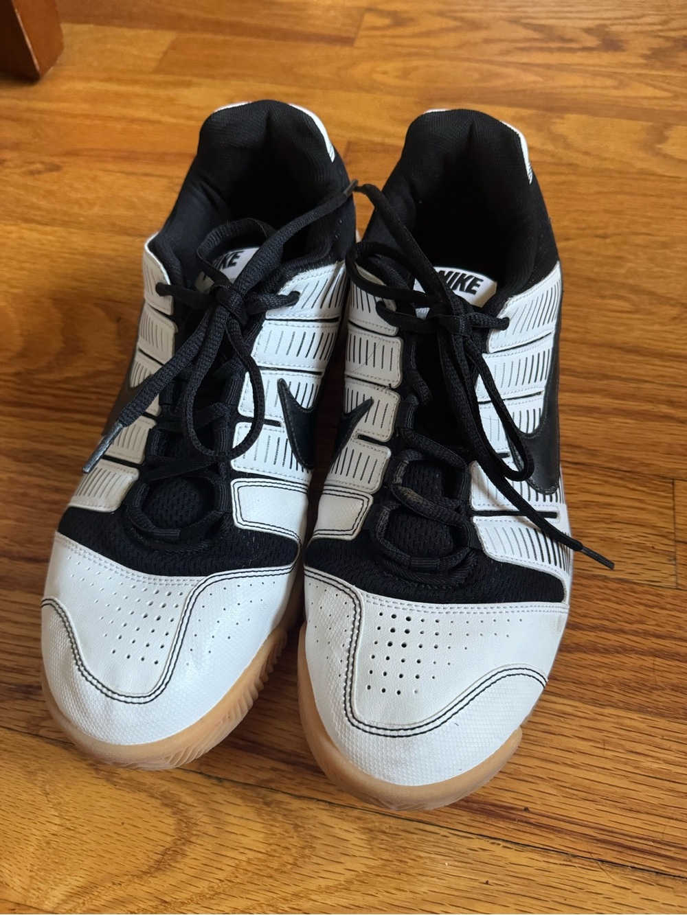 Men’s Nike Racquet Black and White Indoor Court Shoes